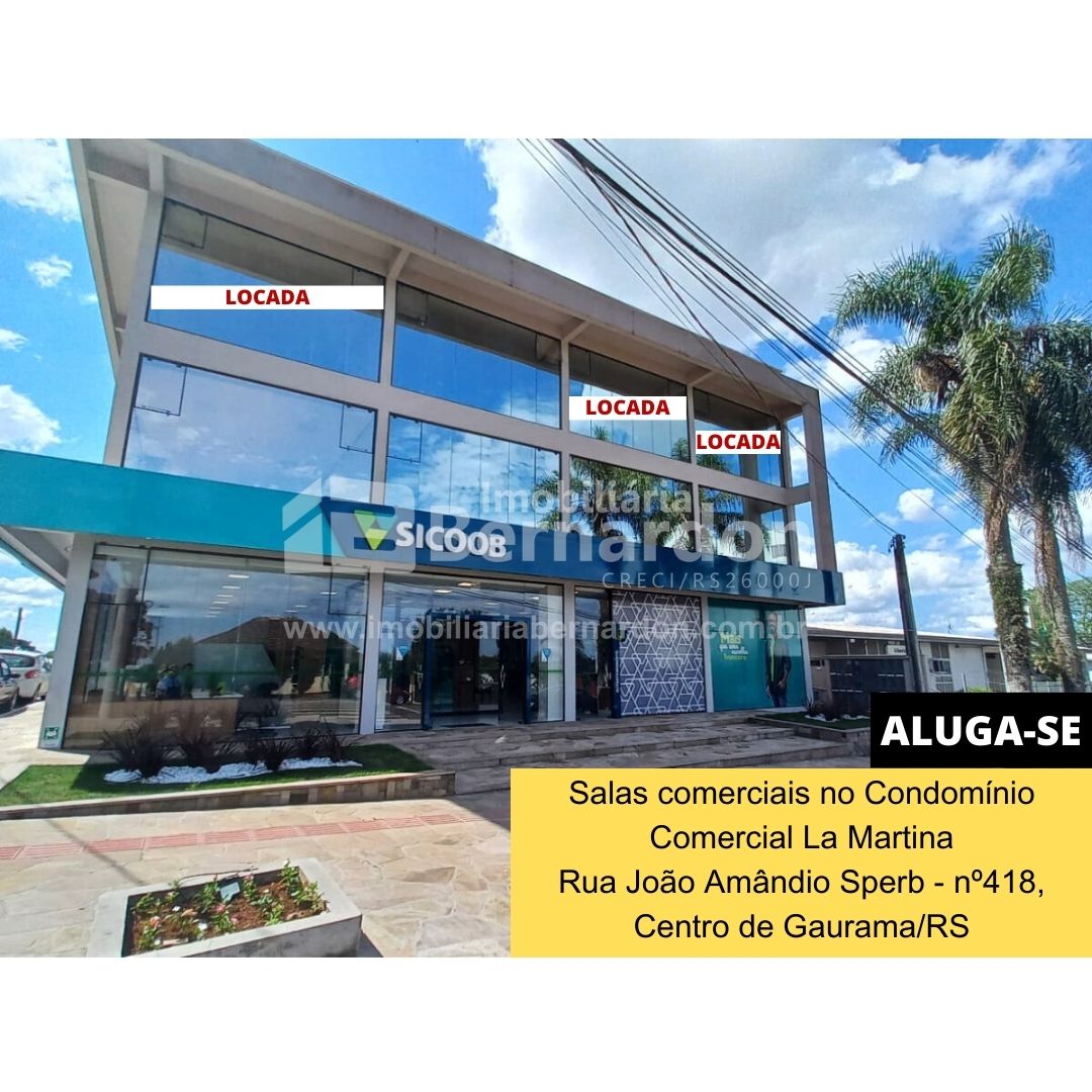 Imagem: Salas comerciais no Condomínio Comercial La Martina, no 2º e 3º pavimento, com ótima localização em Gaurama/RS